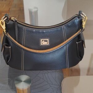 Dooney & Bourke Black Leather Shoulder Bag